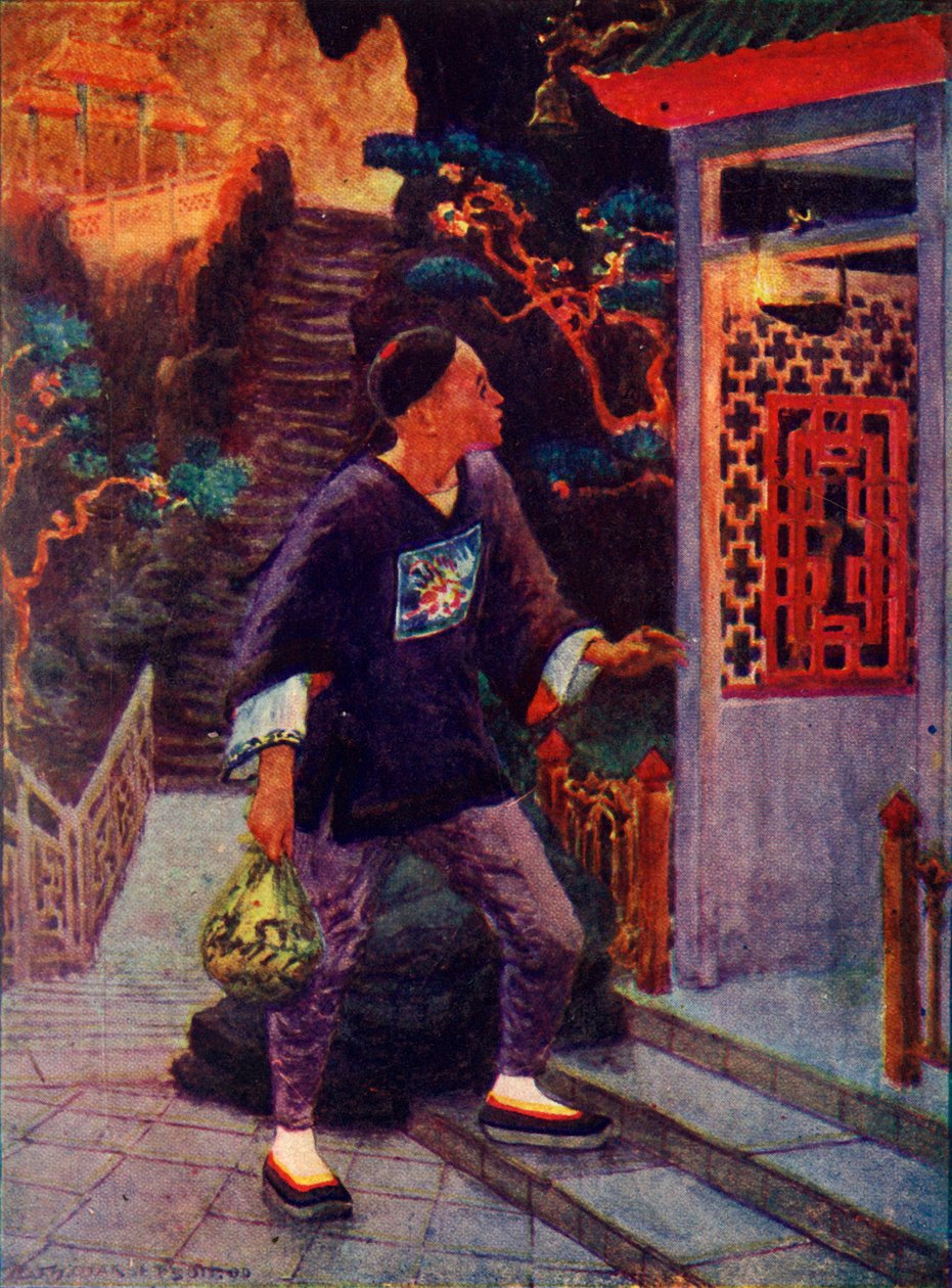 Aladdin ontdekt de Lamp, ca. 1930 door Unbekannt