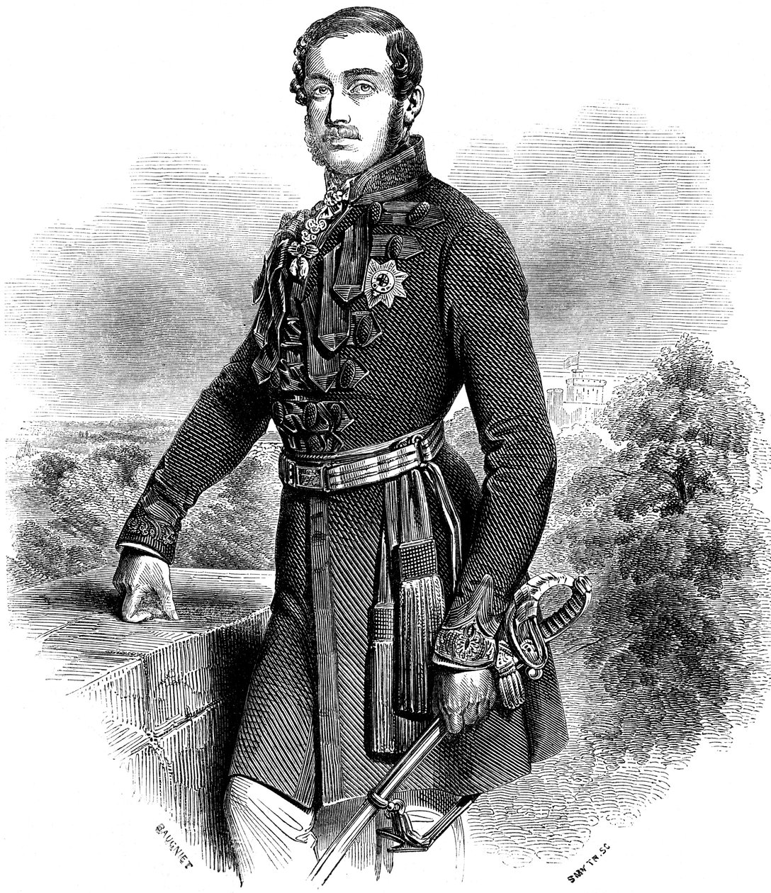 Albert 1819-1861, Prins-Gemaal van Koningin Victoria, 1844 door Unbekannt