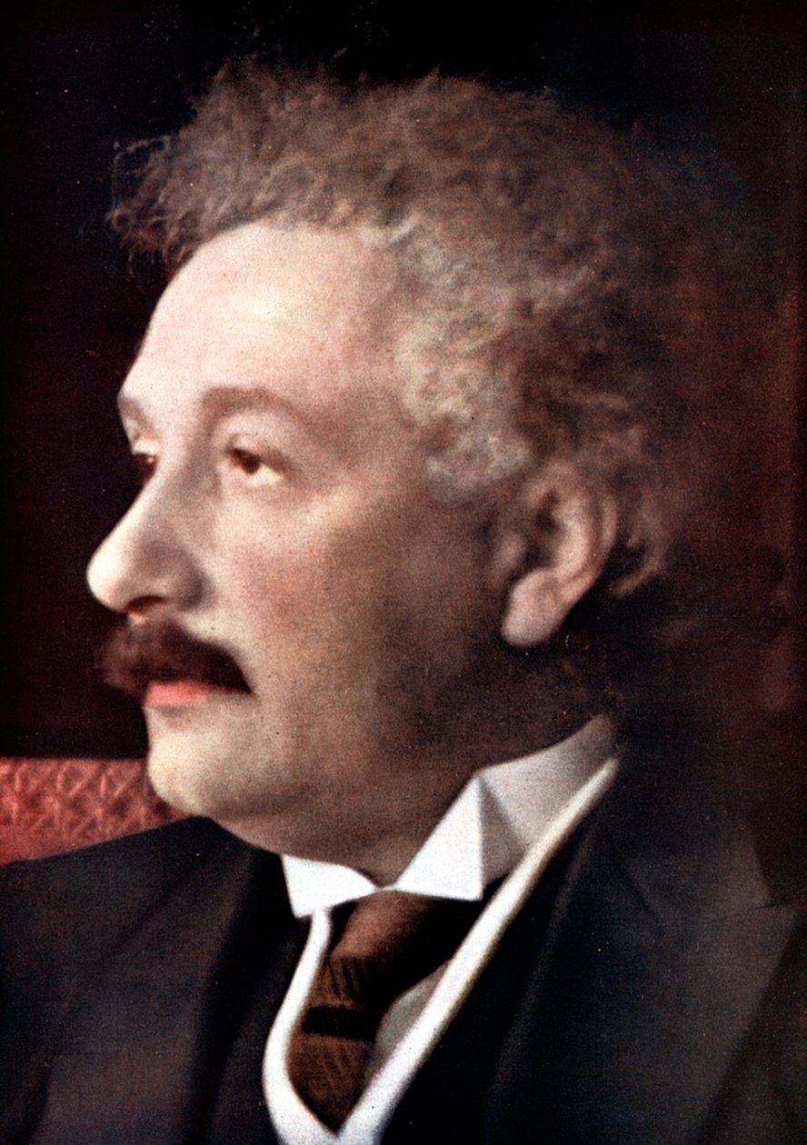 Albert Einstein, Duits-Zwitsers-Amerikaanse wiskundige en natuurkundige, ca. 1925 door Unbekannt