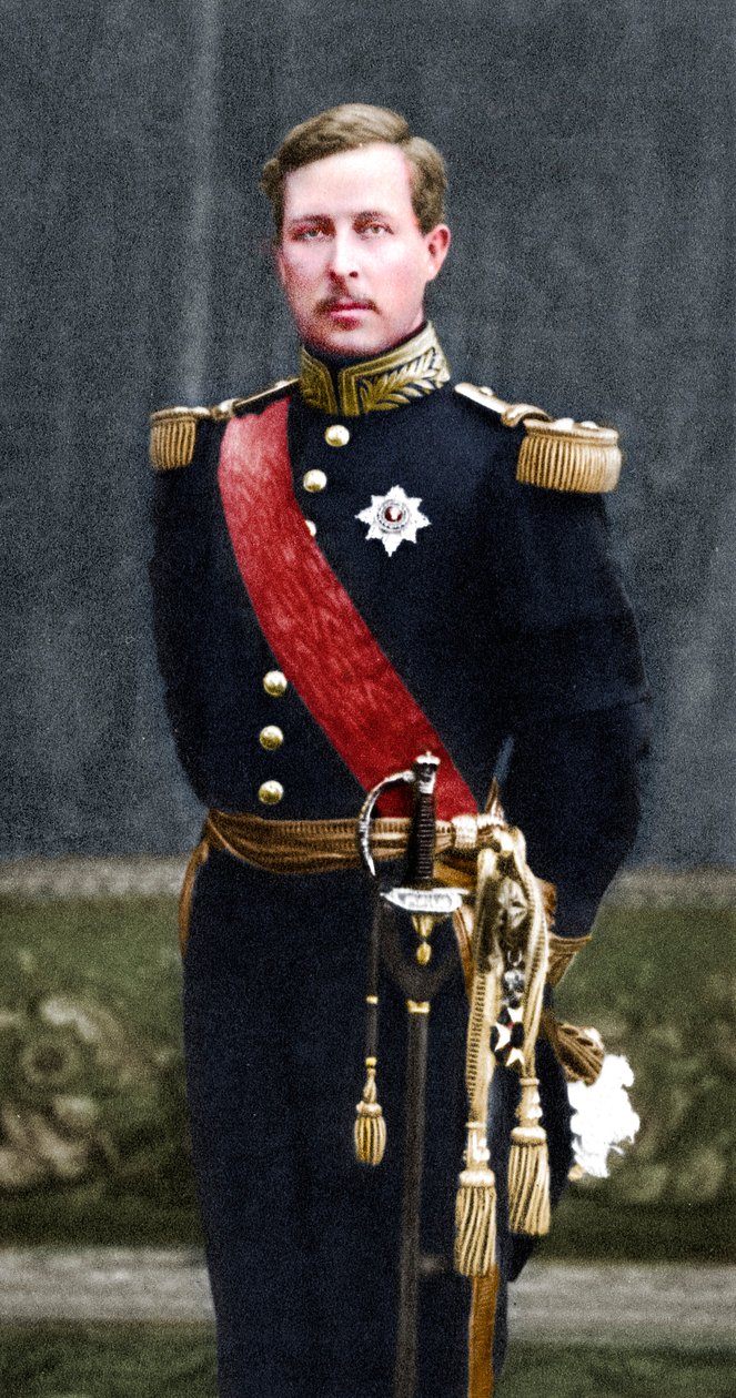 Albert I, koning der Belgen van 1909, in militair uniform, 1875-1934 door Unbekannt