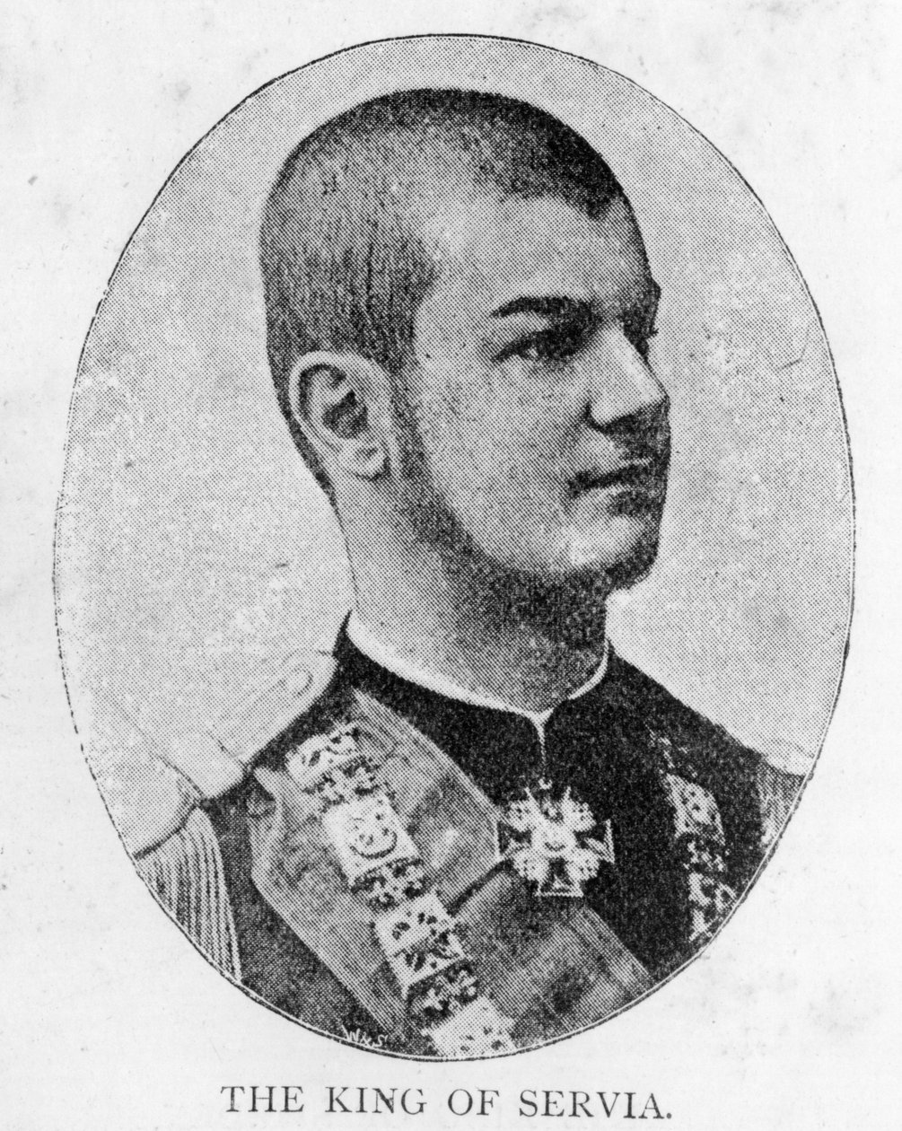 Alexander I, koning van Servië door Unbekannt