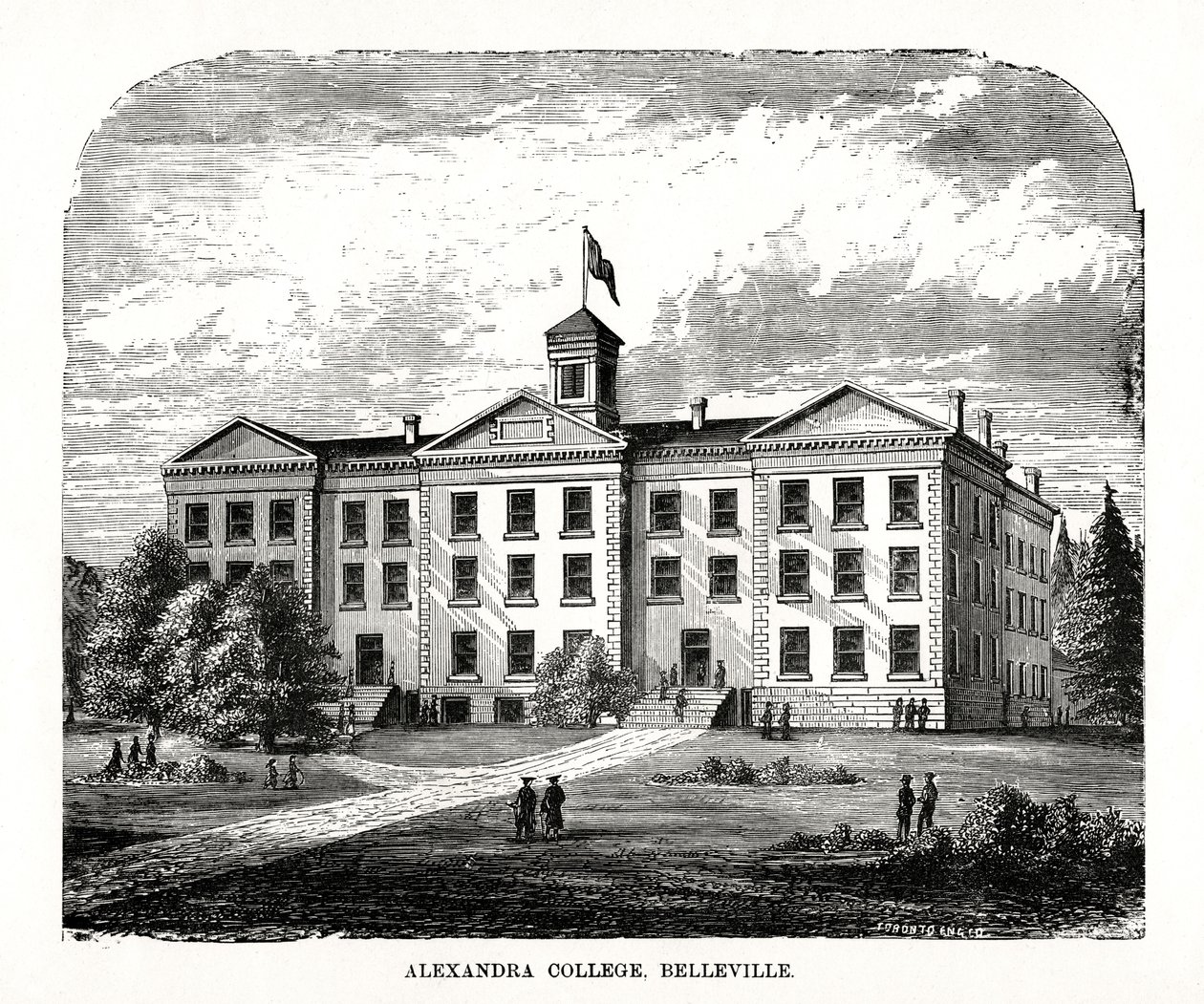 Alexandra College, Belleville, Ontario, Canada, 19e eeuw door Unbekannt