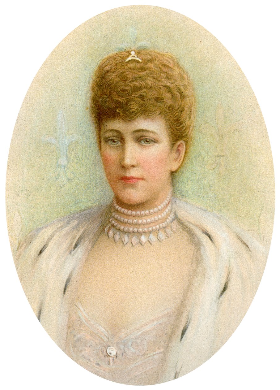 Alexandra, Koningin-Gemalin van Koning Edward VII van het Verenigd Koninkrijk, 1905 door Unbekannt