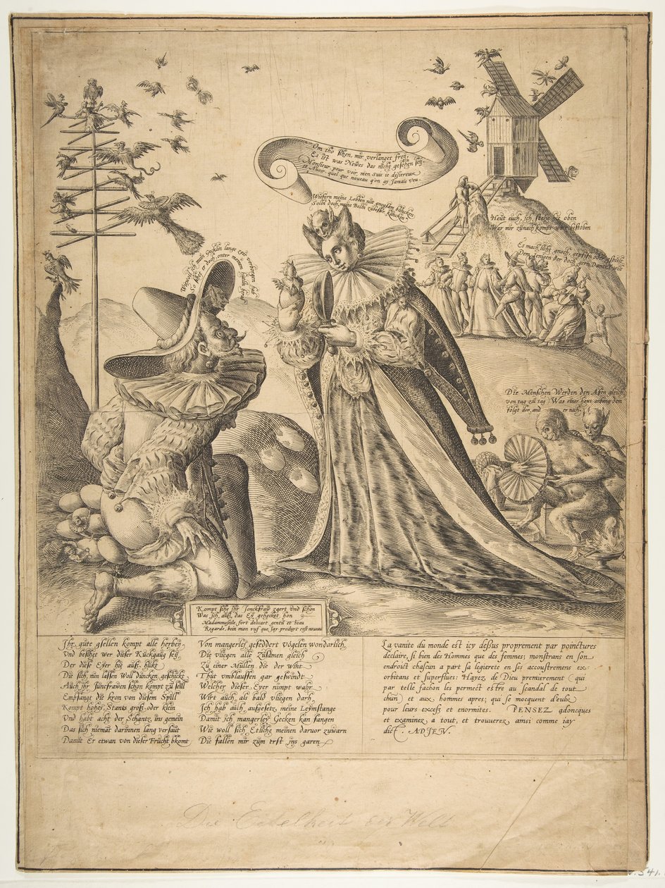 Allegorie op ijdelheid door Unbekannt