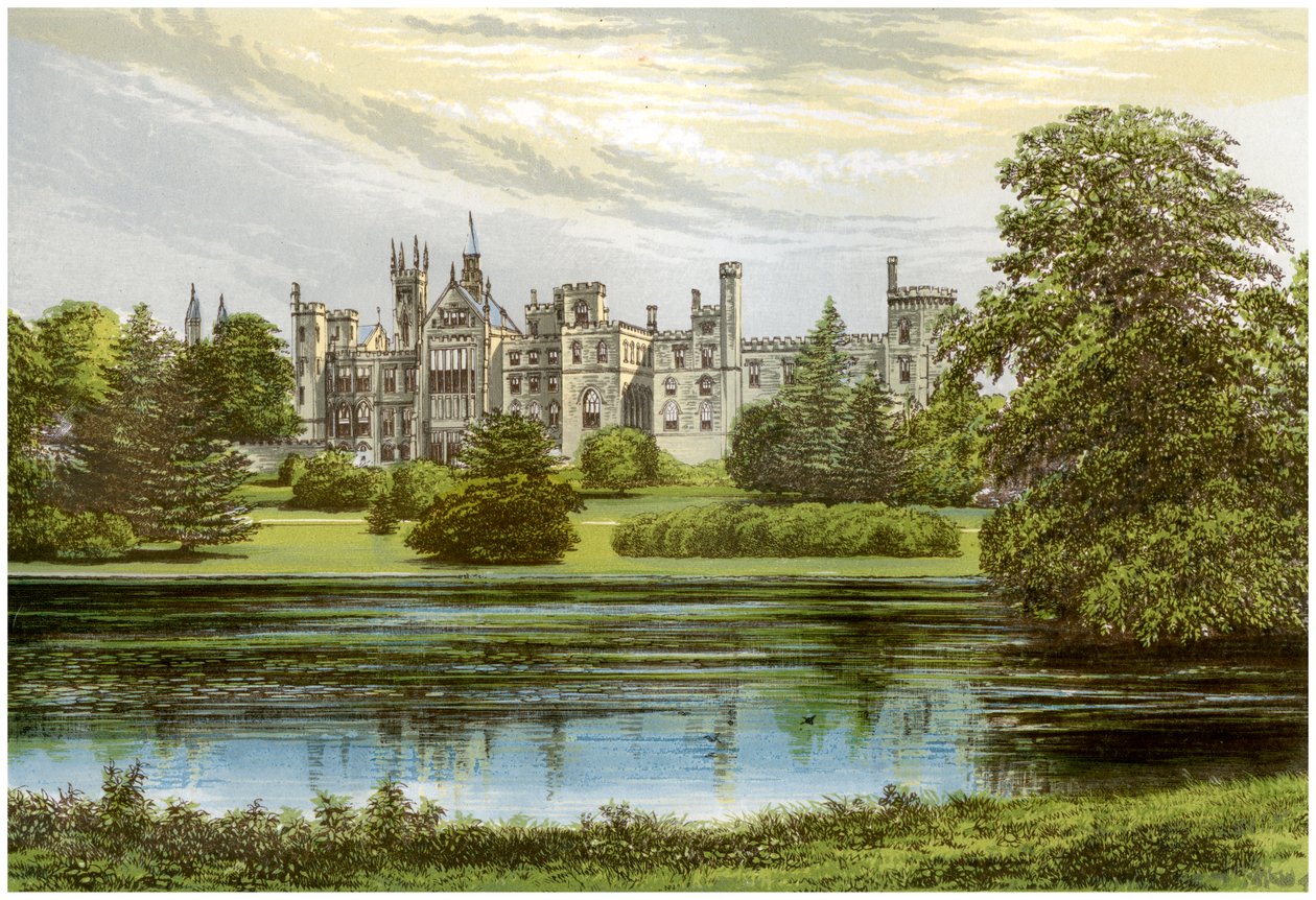 Alton Towers, Staffordshire, huis van de graaf van Shrewsbury door Unbekannt