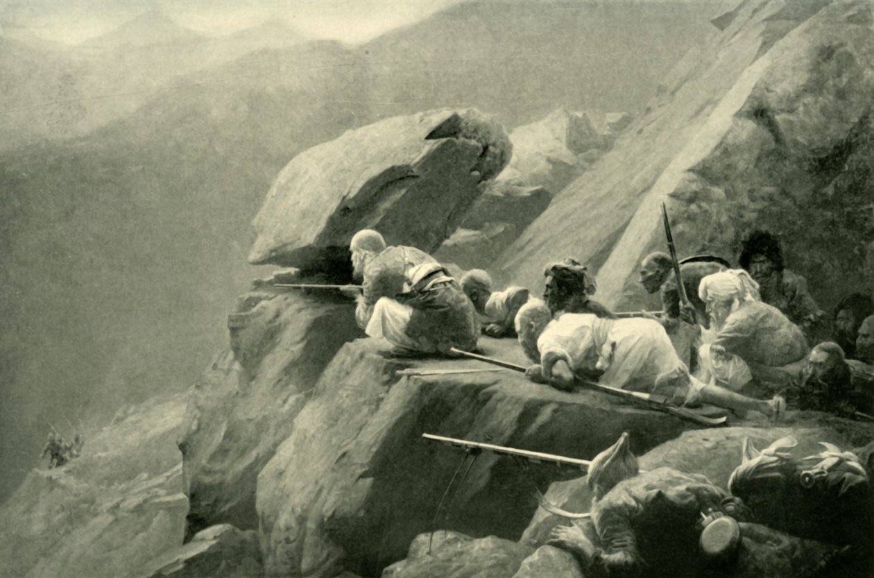 Een hinderlaag, 1901 door Unbekannt