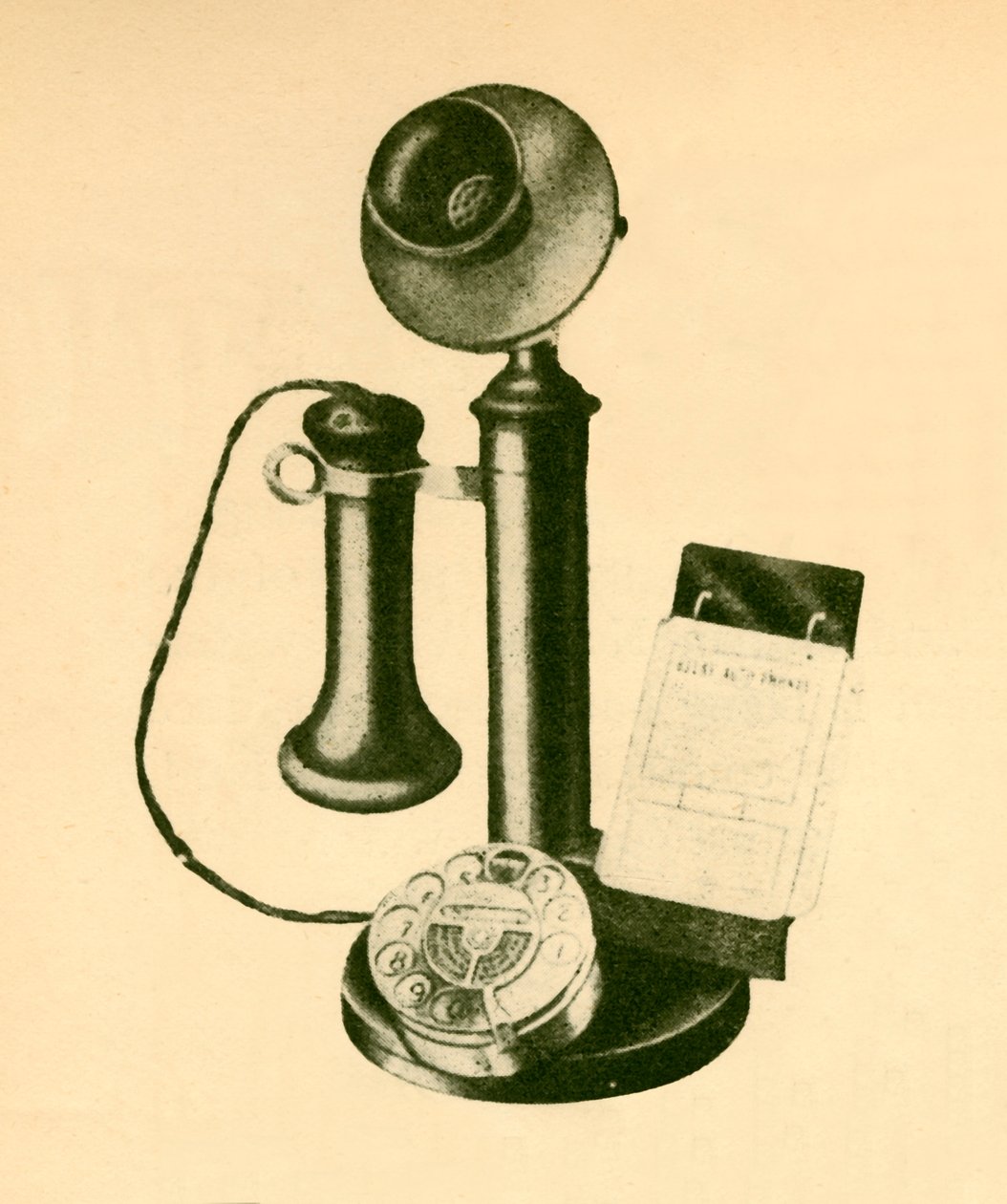 Een automatische telefoonontvanger door Unbekannt