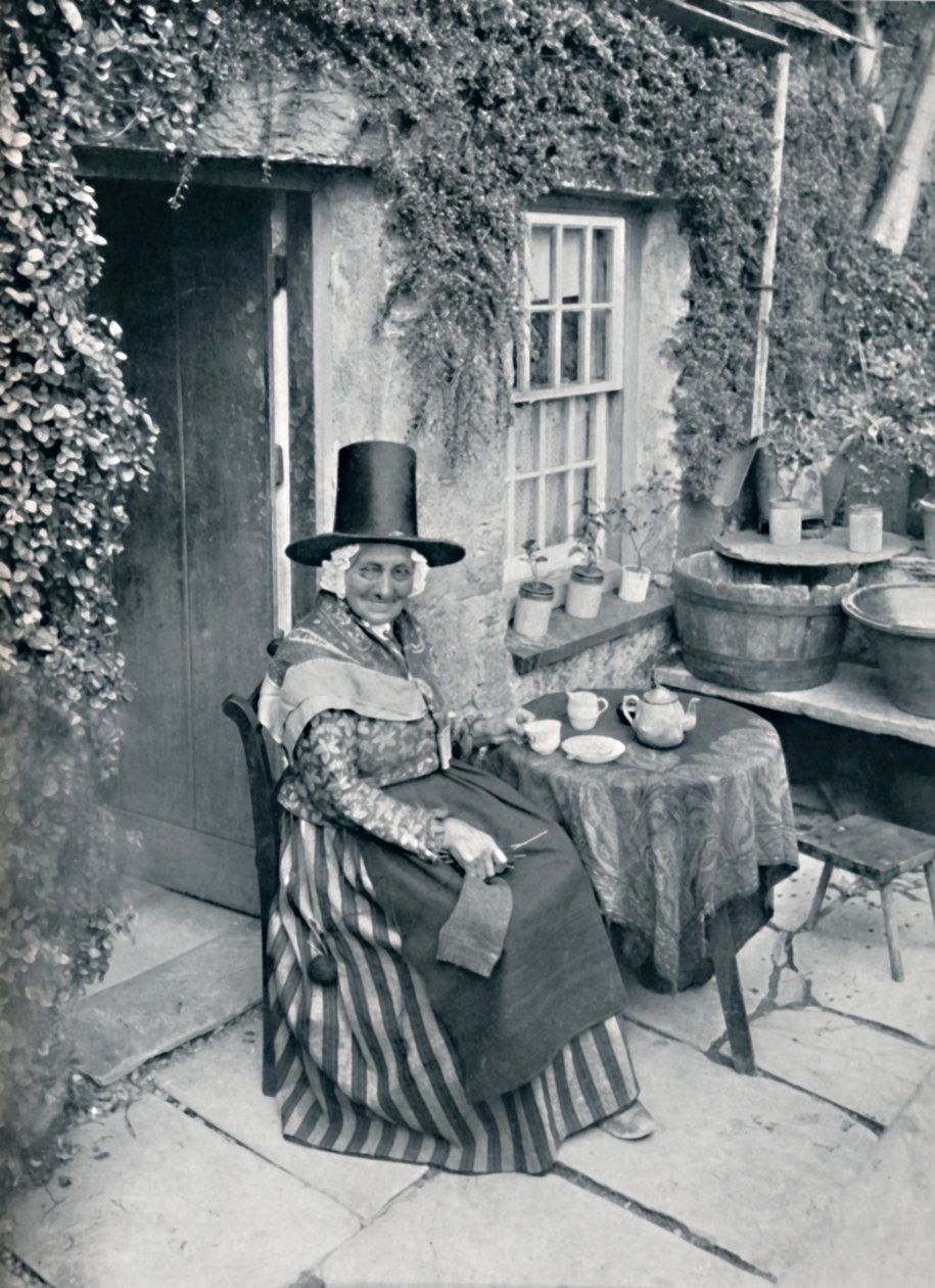 Een oude Welshe vrouw, 1912 door Unbekannt
