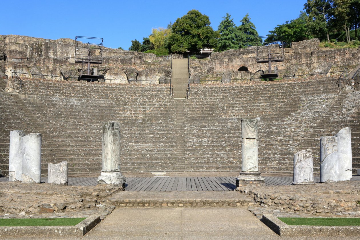 Oud theater van Fourviere, Lyon door Unbekannt