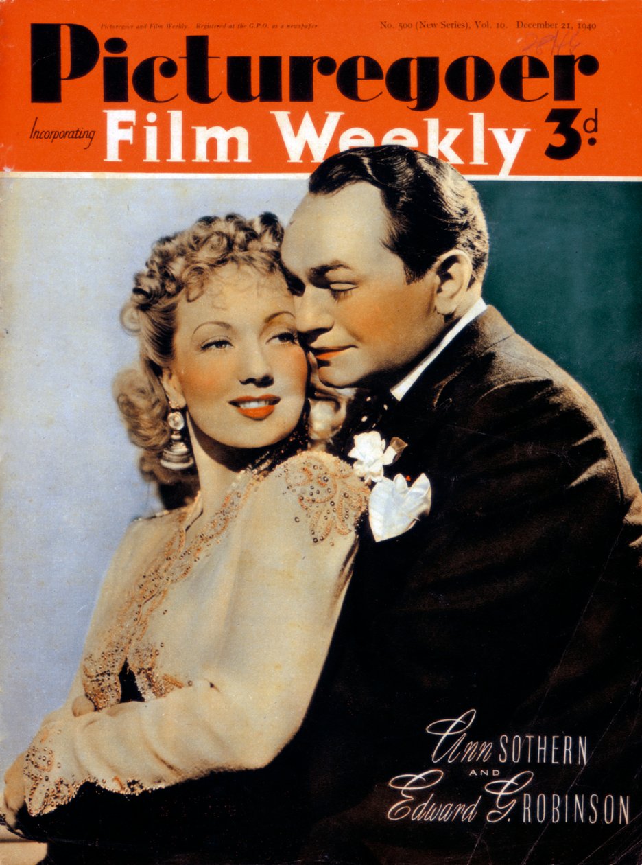 Ann Sothern en Edward G. Robinson, acteurs door Unbekannt