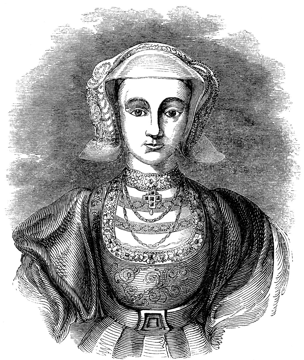 Anna van Kleef 1515-1557, vierde vrouw van Hendrik VIII van Engeland, 19e eeuw door Unbekannt