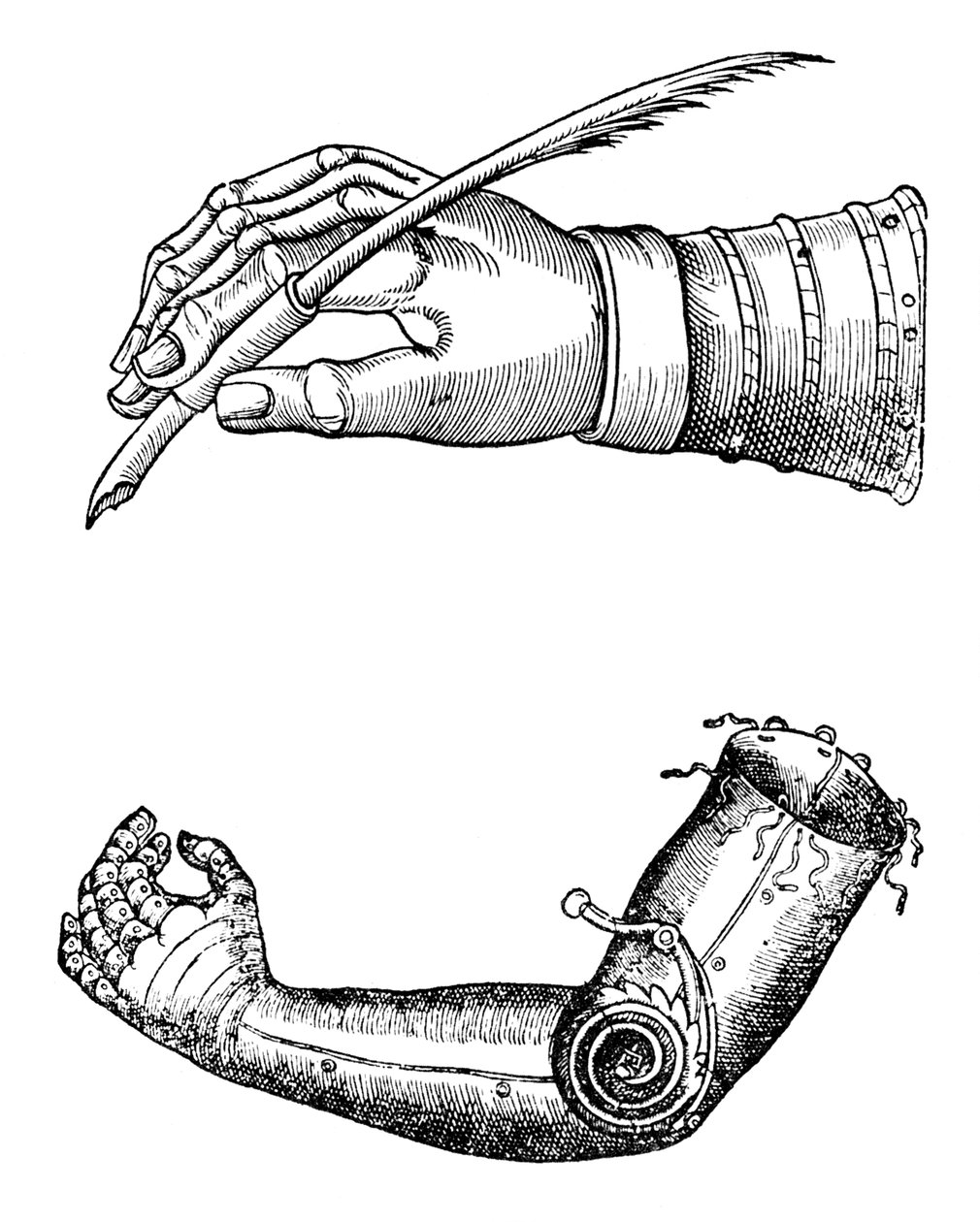 Kunstmatige ledematen, 1510-1590 1956 door Unbekannt