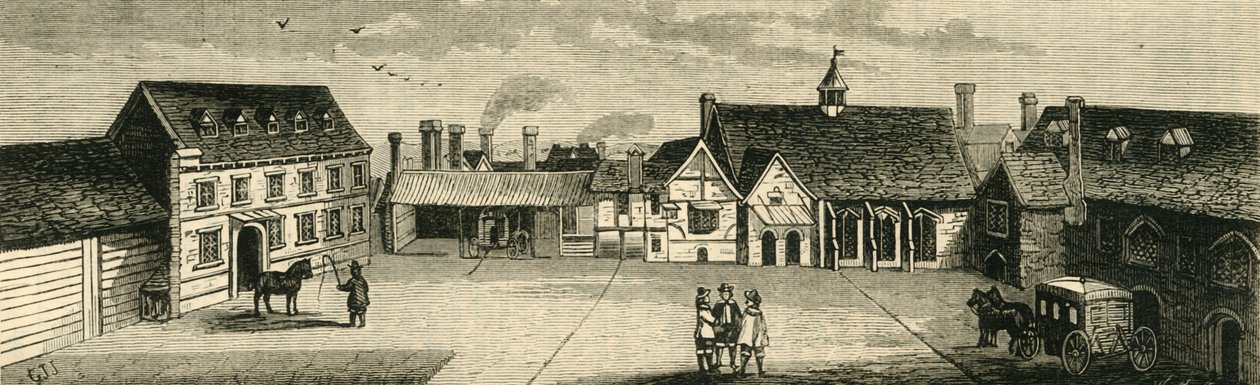 Arundel House naar het noorden, ca. 17e eeuw, 1881 door Unbekannt