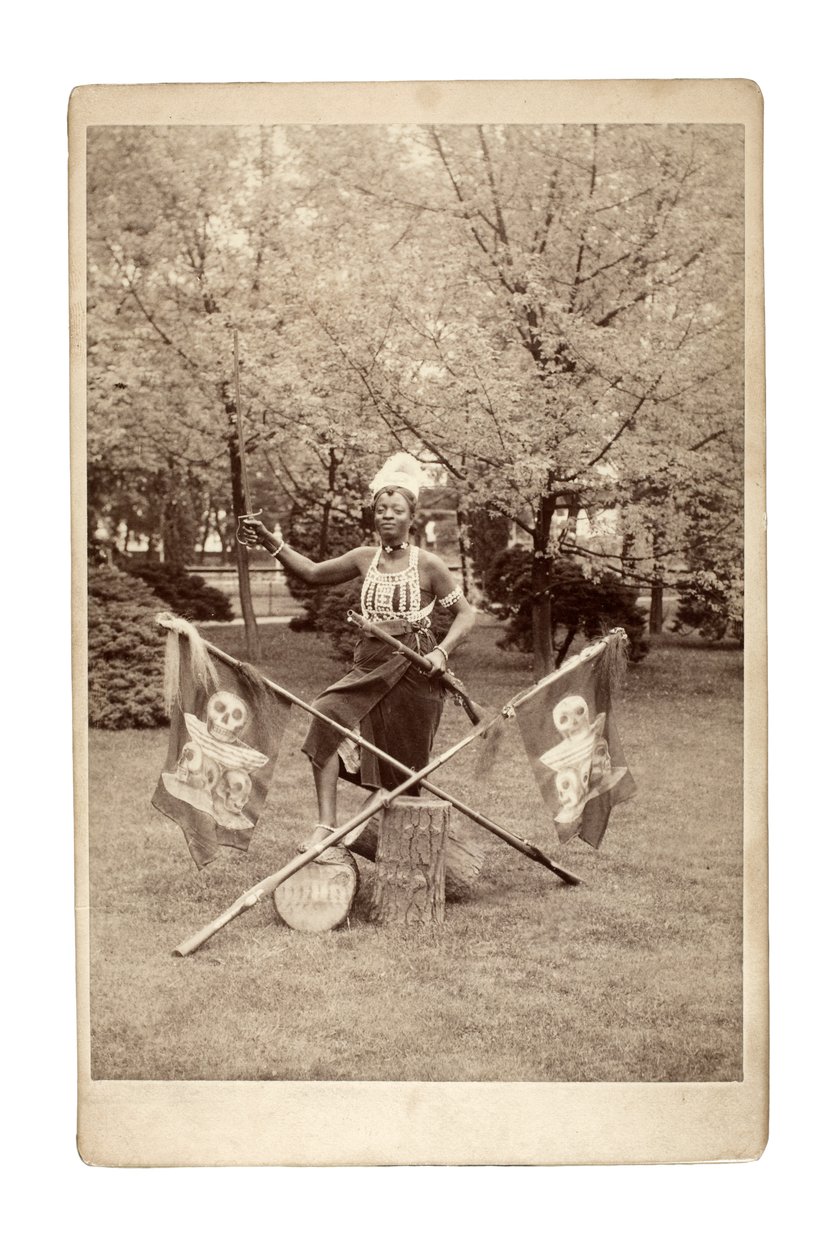 Ashanti groep lezing, Duitsland 1890s door Unbekannt