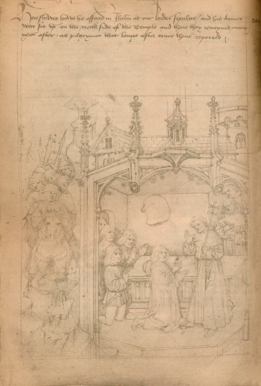 Bij het Heilig Graf, 1903 door Unbekannt