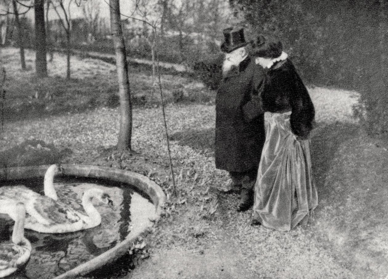 Auguste Rodin, Franse beeldhouwer, 1895 door Unbekannt