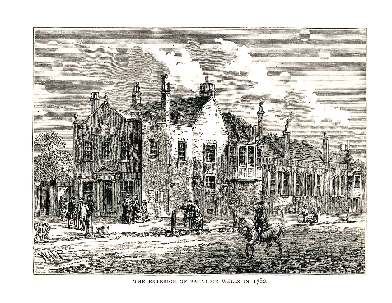 Bagnigge Wells, 1780 door Unbekannt
