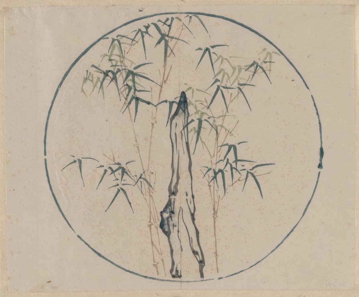 Bamboe en rots, 1368-1644 door Unbekannt