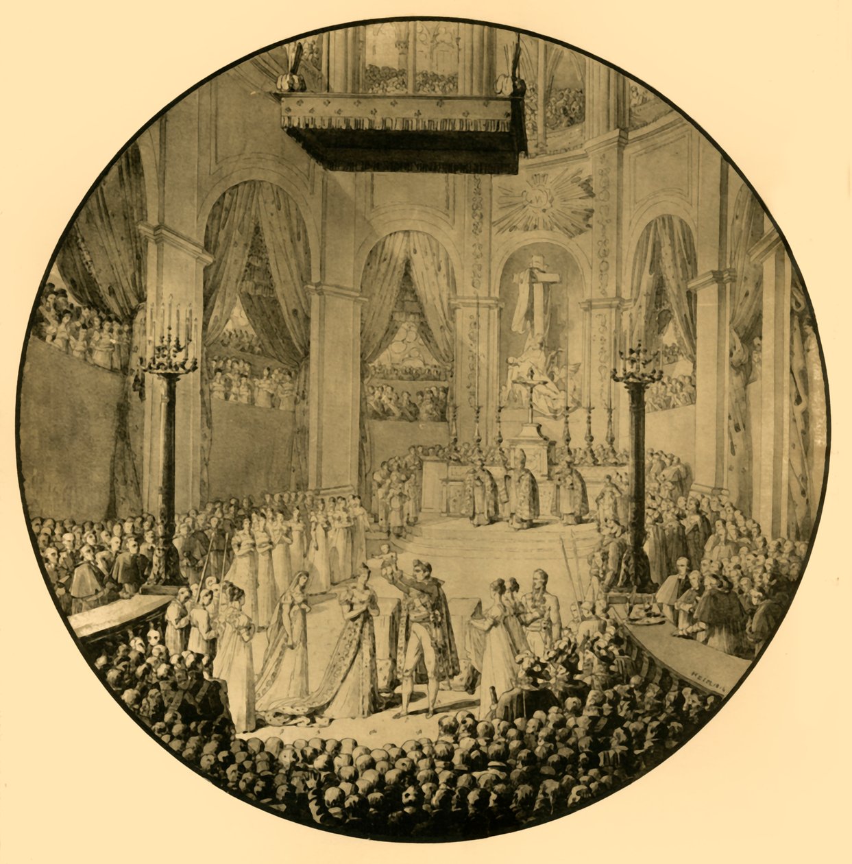 Doop van Napoleon II, Notre Dame, Parijs, 10 juni 1811, 1921 door Unbekannt