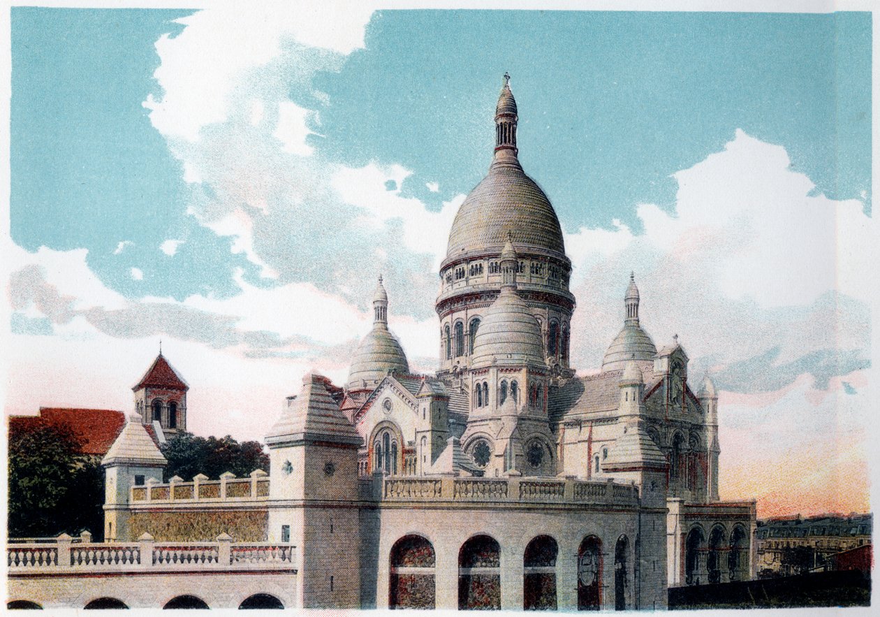 Basiliek van de Sacre Coeur, Parijs door Unbekannt