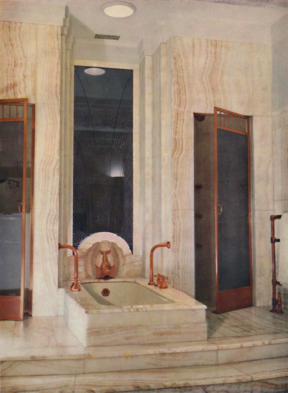 Badkamer door F. D. Blake, W. N. Froy & Sons, 1939 door Unbekannt