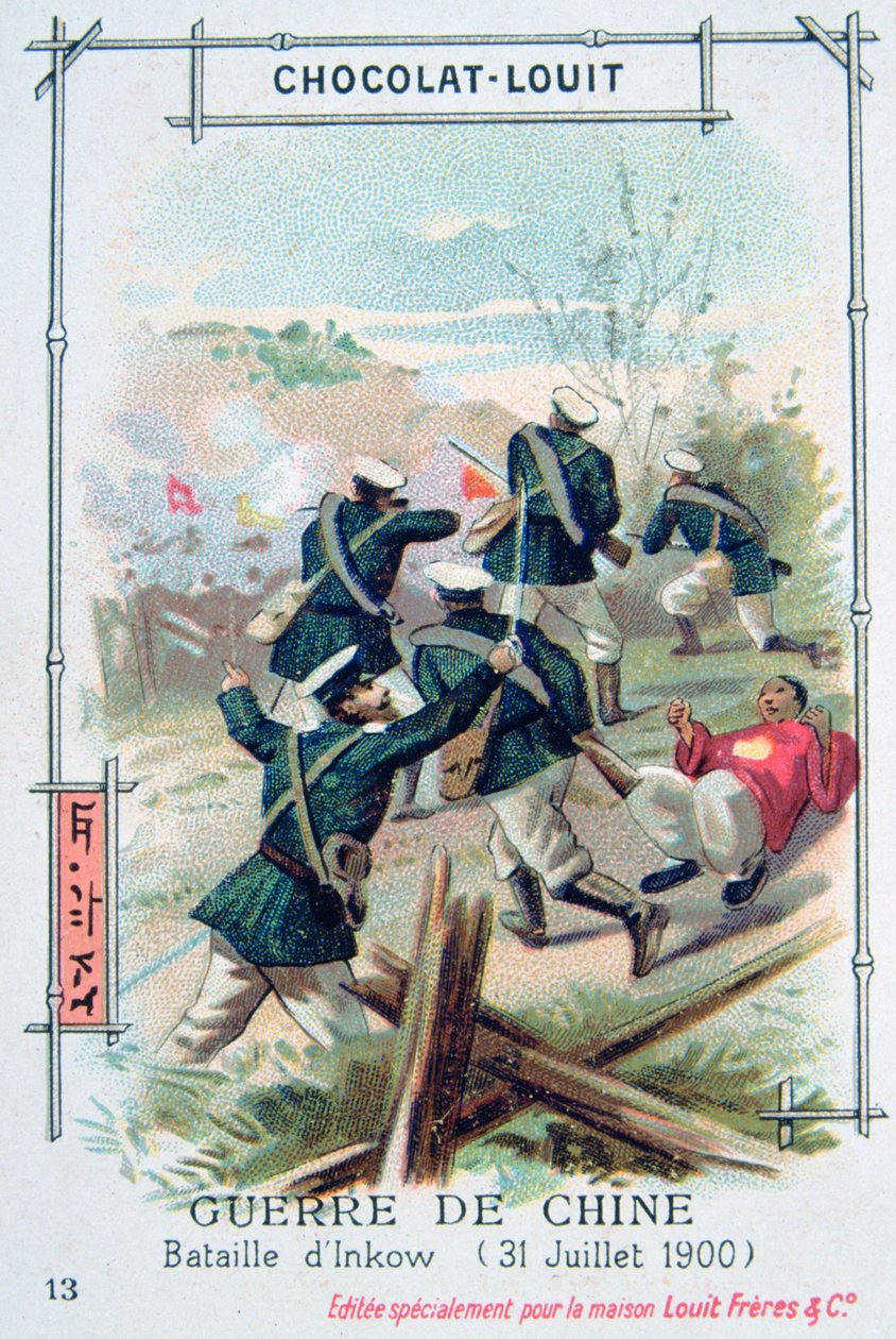 Slag bij Inkow, China, Bokseropstand, 31 juli 1900 door Unbekannt
