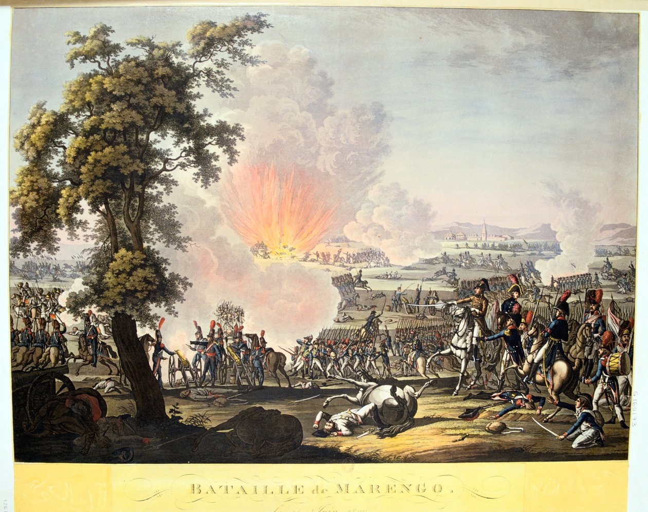 Slag bij Marengo, 14 juni 1800 door Unbekannt