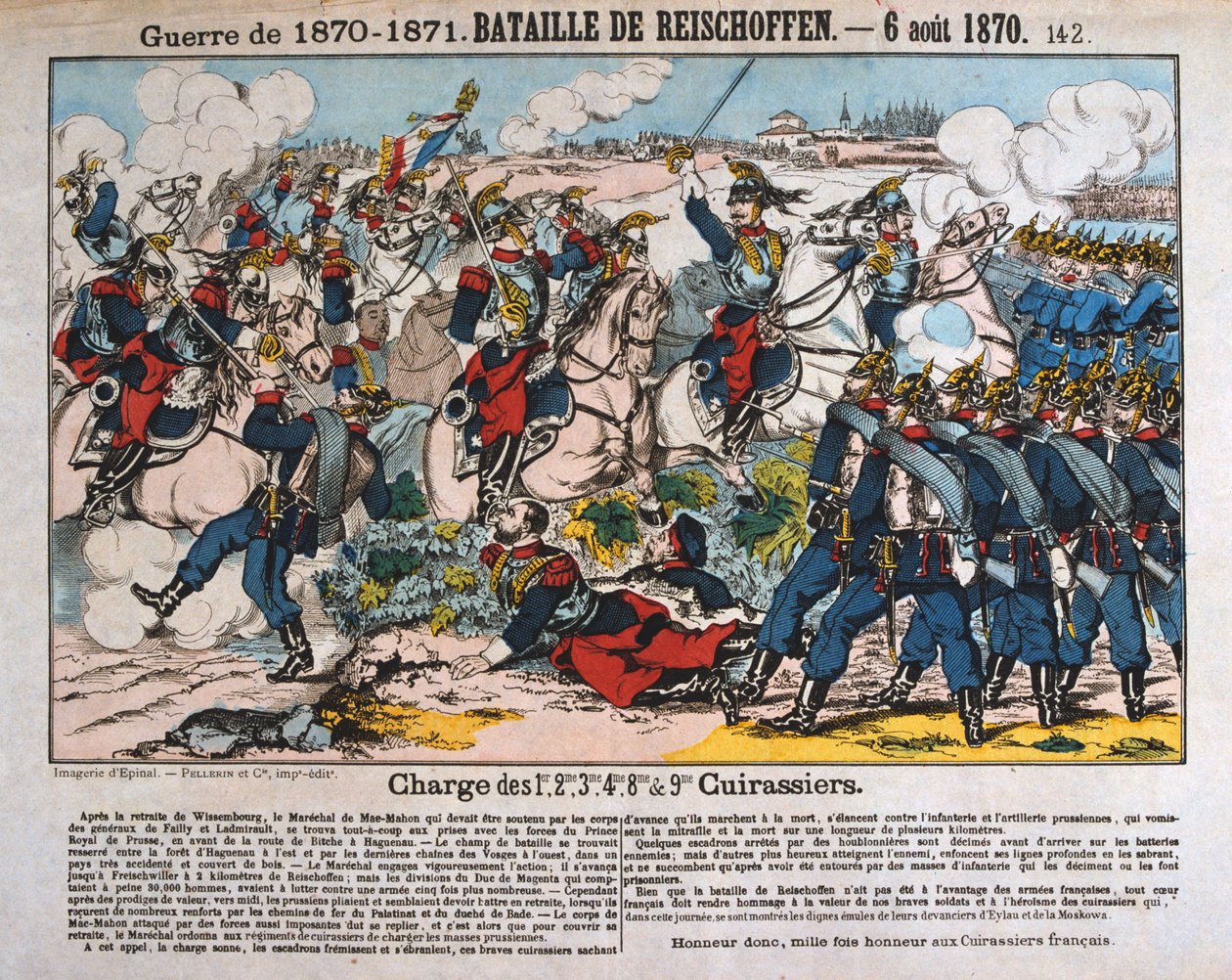 Slag bij Reichshoffen, Frans-Pruisische oorlog, 6 augustus 1870 door Unbekannt