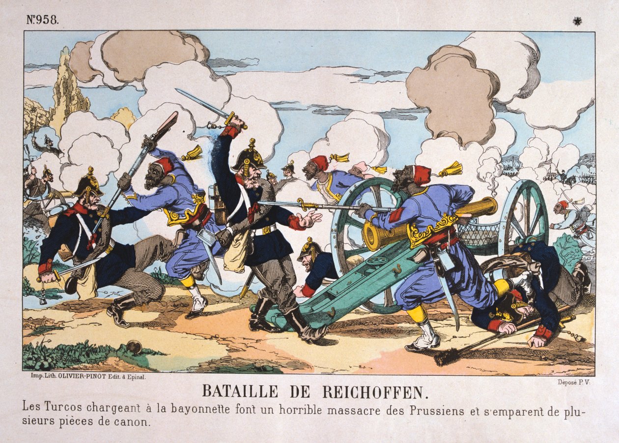 Slag bij Reichshoffen, Frans-Pruisische oorlog, 6 augustus 1870 door Unbekannt