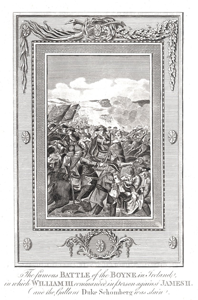 Slag aan de Boyne, 1690 door Unbekannt