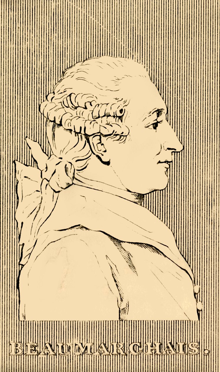 Beaumarchais, 1732-1799 door Unbekannt