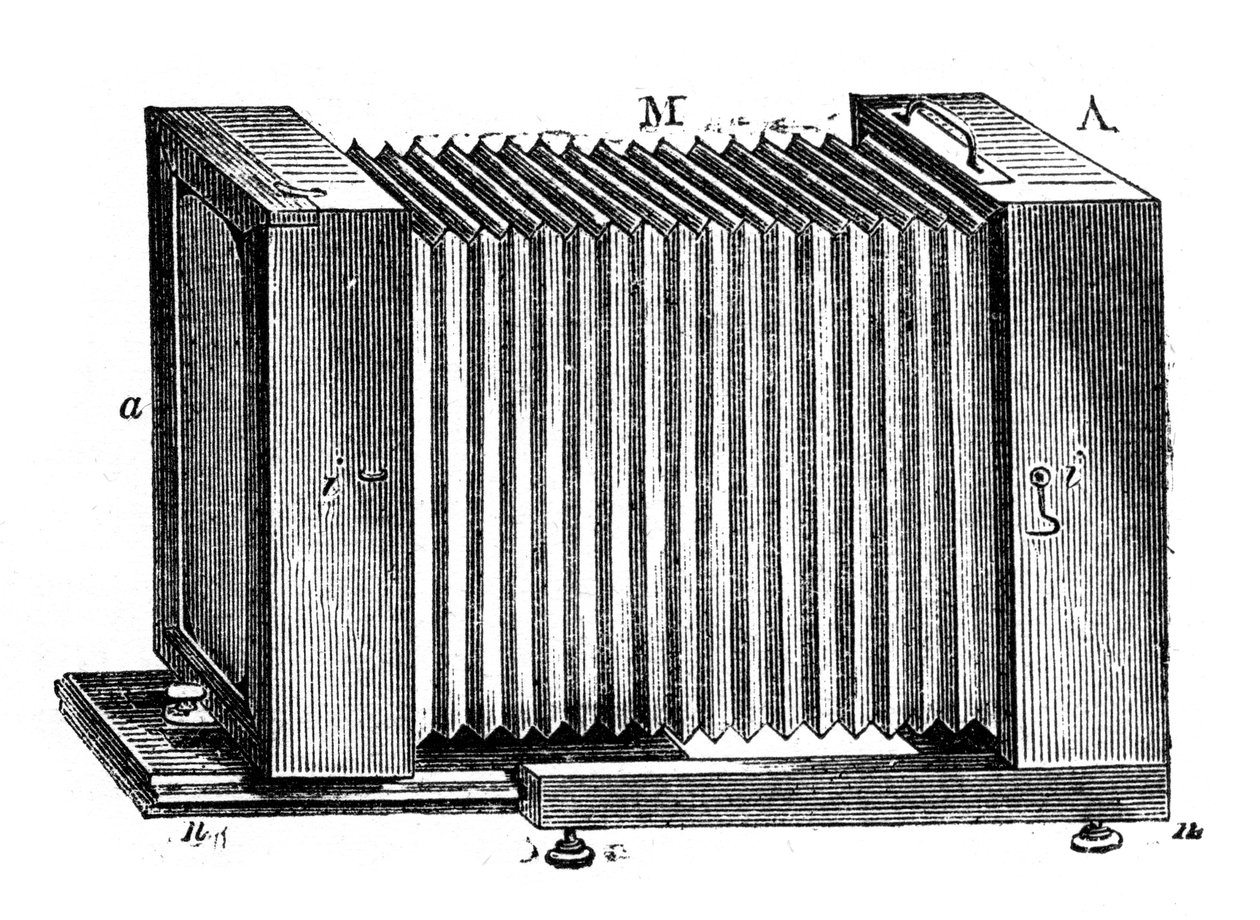 Balgenkamera, 1866 door Unbekannt