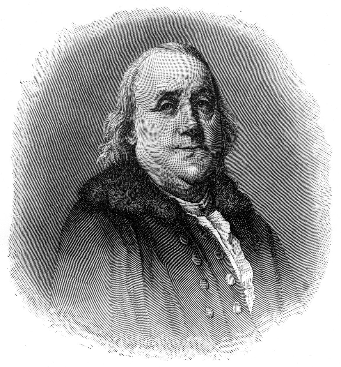 Benjamin Franklin, 18e-eeuwse Amerikaanse wetenschapper, uitvinder en staatsman, 1901 door Unbekannt