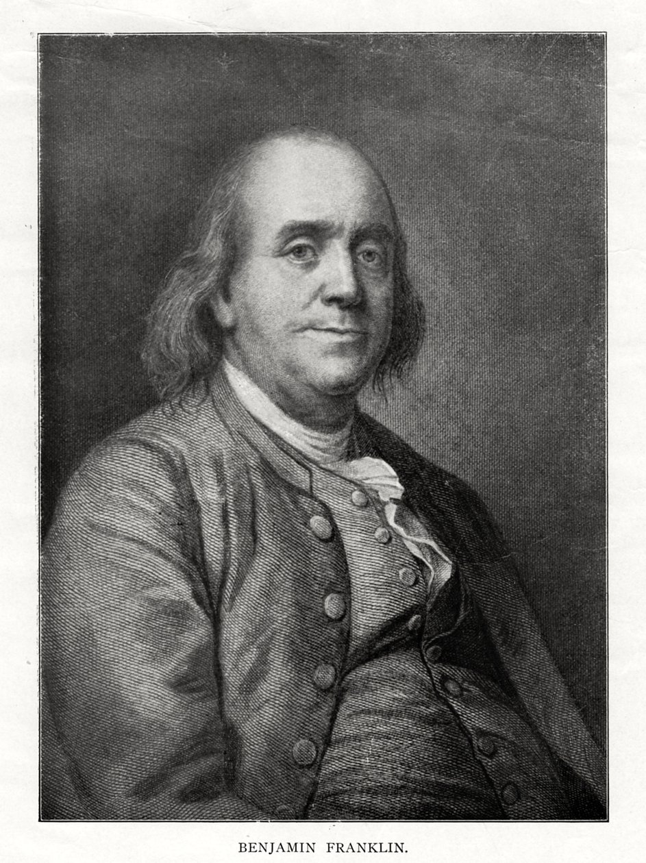 Benjamin Franklin, Amerikaanse staatsman, drukker en wetenschapper, 20e eeuw door Unbekannt