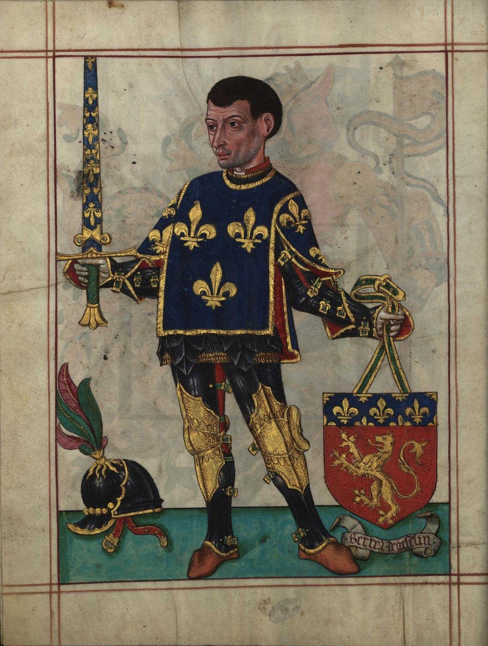 Bertrand du Guesclin Uit Livro do Ameiro-Mor door Unbekannt