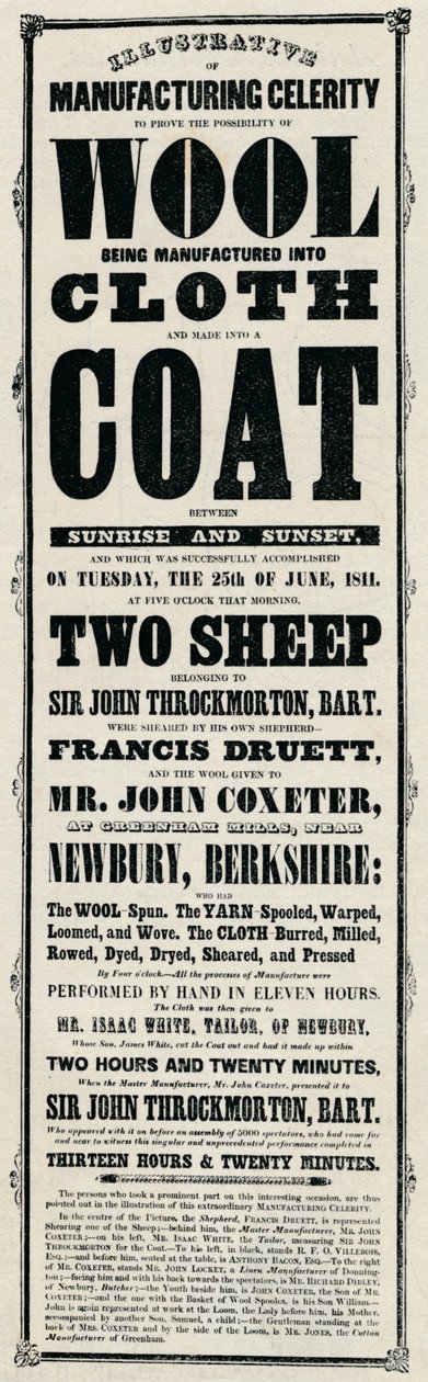 Rekening gedrukt voor de Grote Tentoonstelling van 1851 door Unbekannt