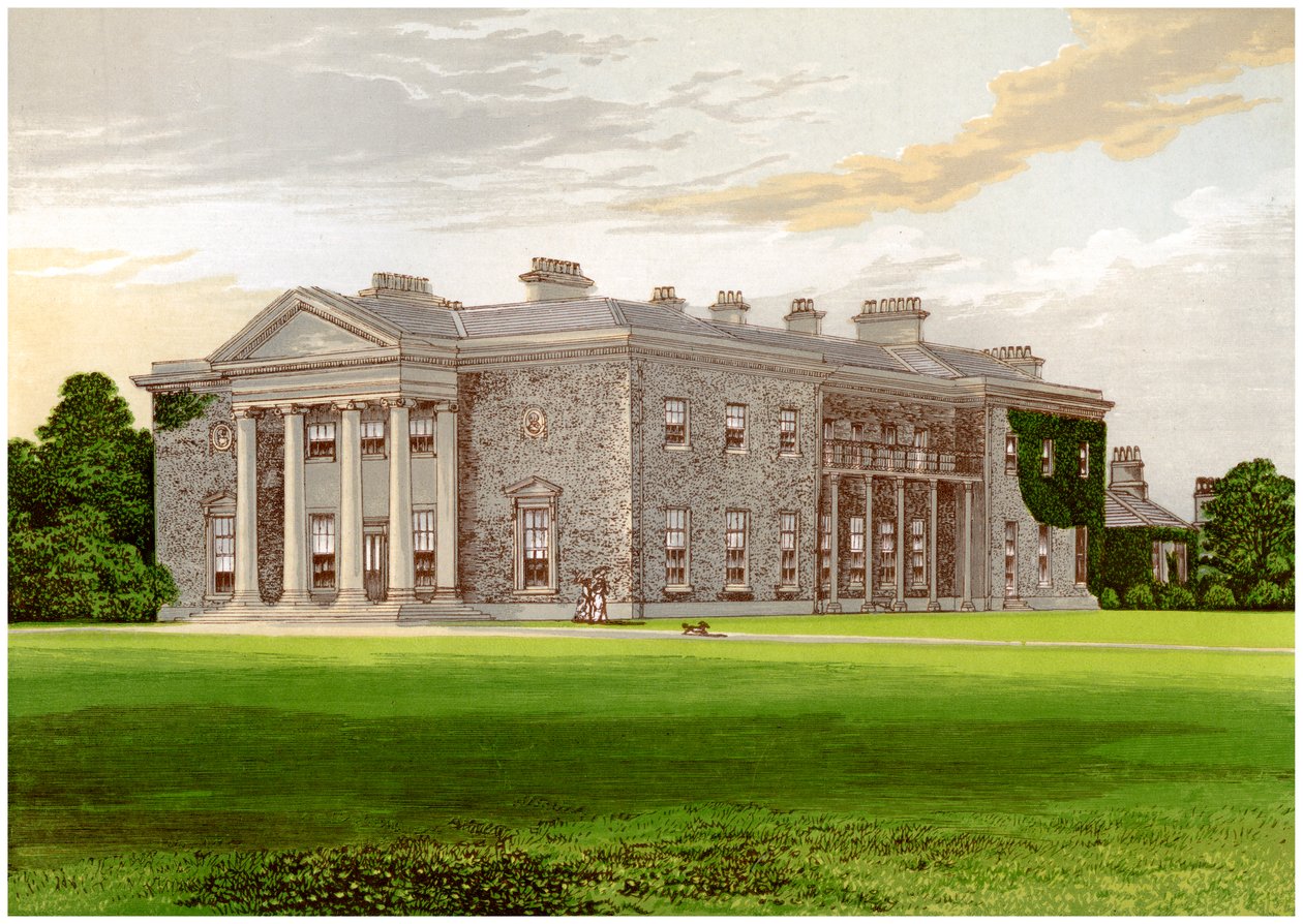 Bishopscourt, County Kildare, Ierland, huis van de graaf van Clonmel, ca. 1880 door Unbekannt