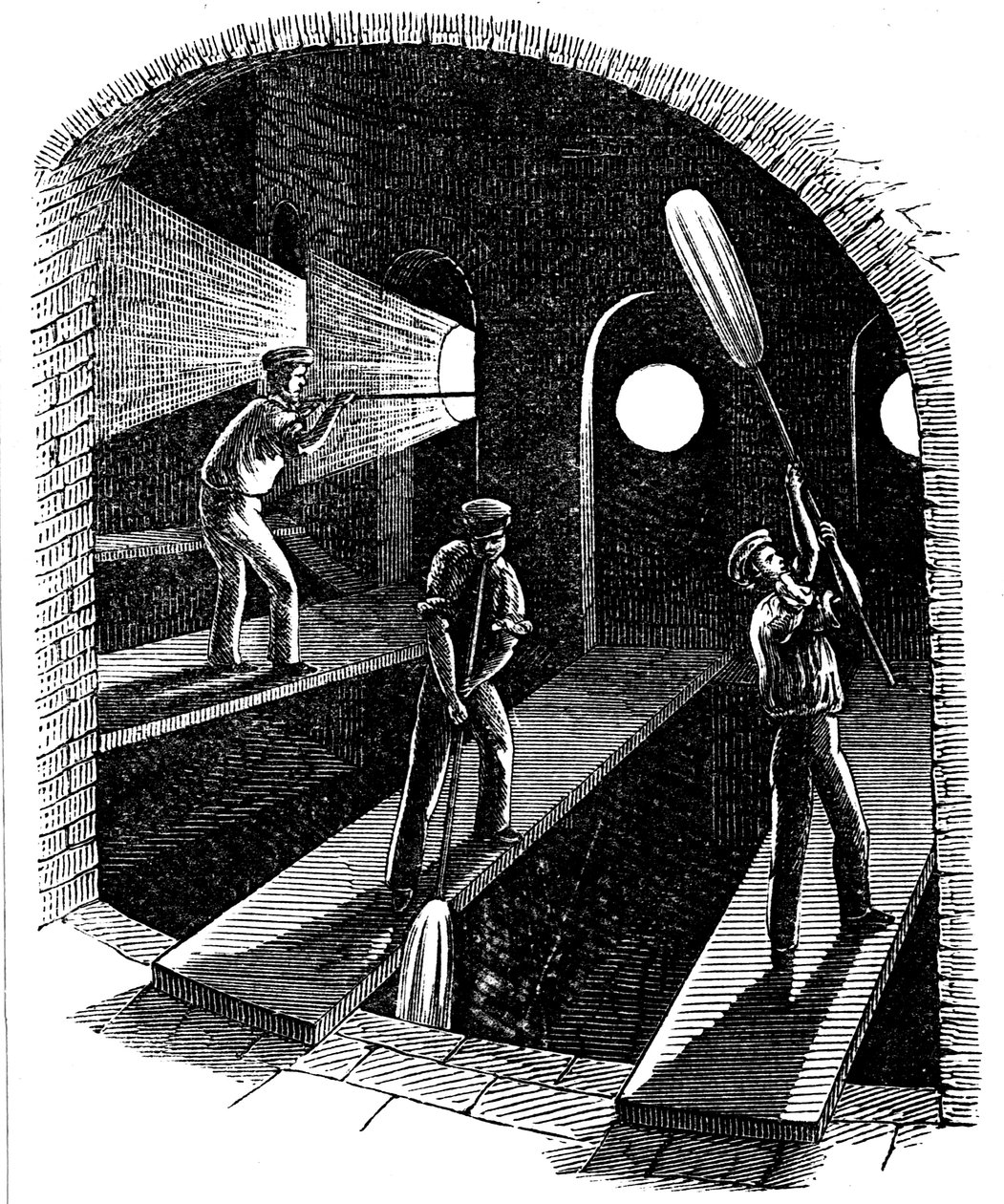 Blazen van cilinder- of plaatglas, c1860 door Unbekannt