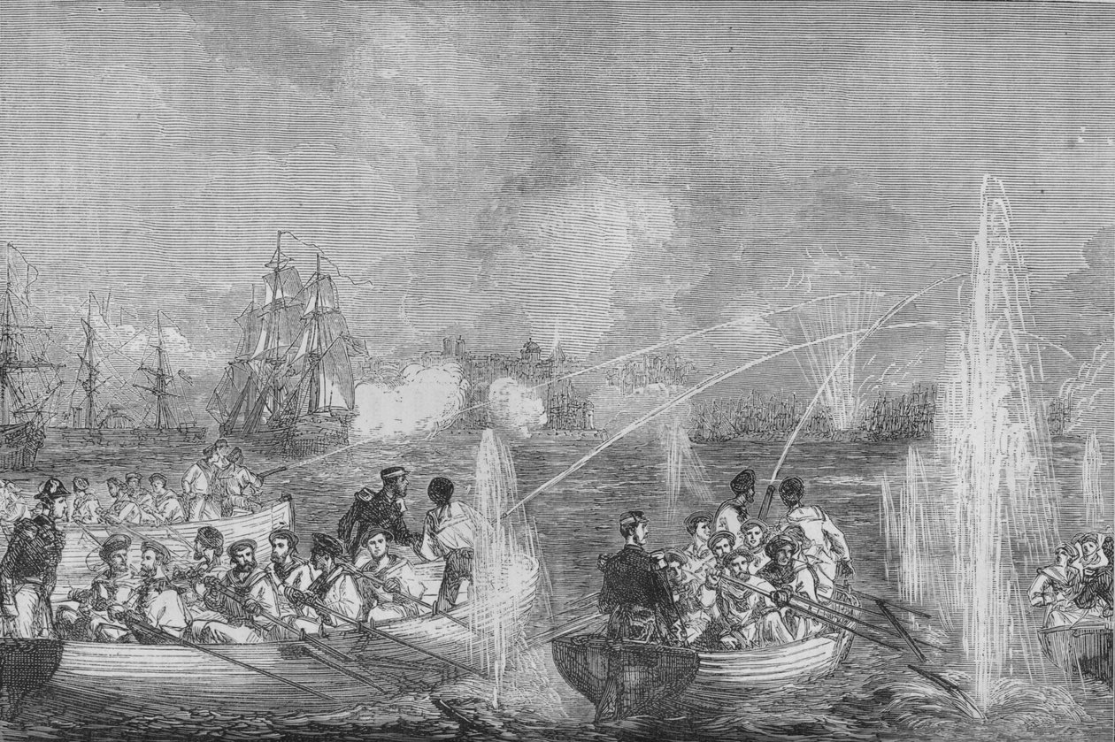 Bombardement van Odessa, ca. 1880 door Unbekannt