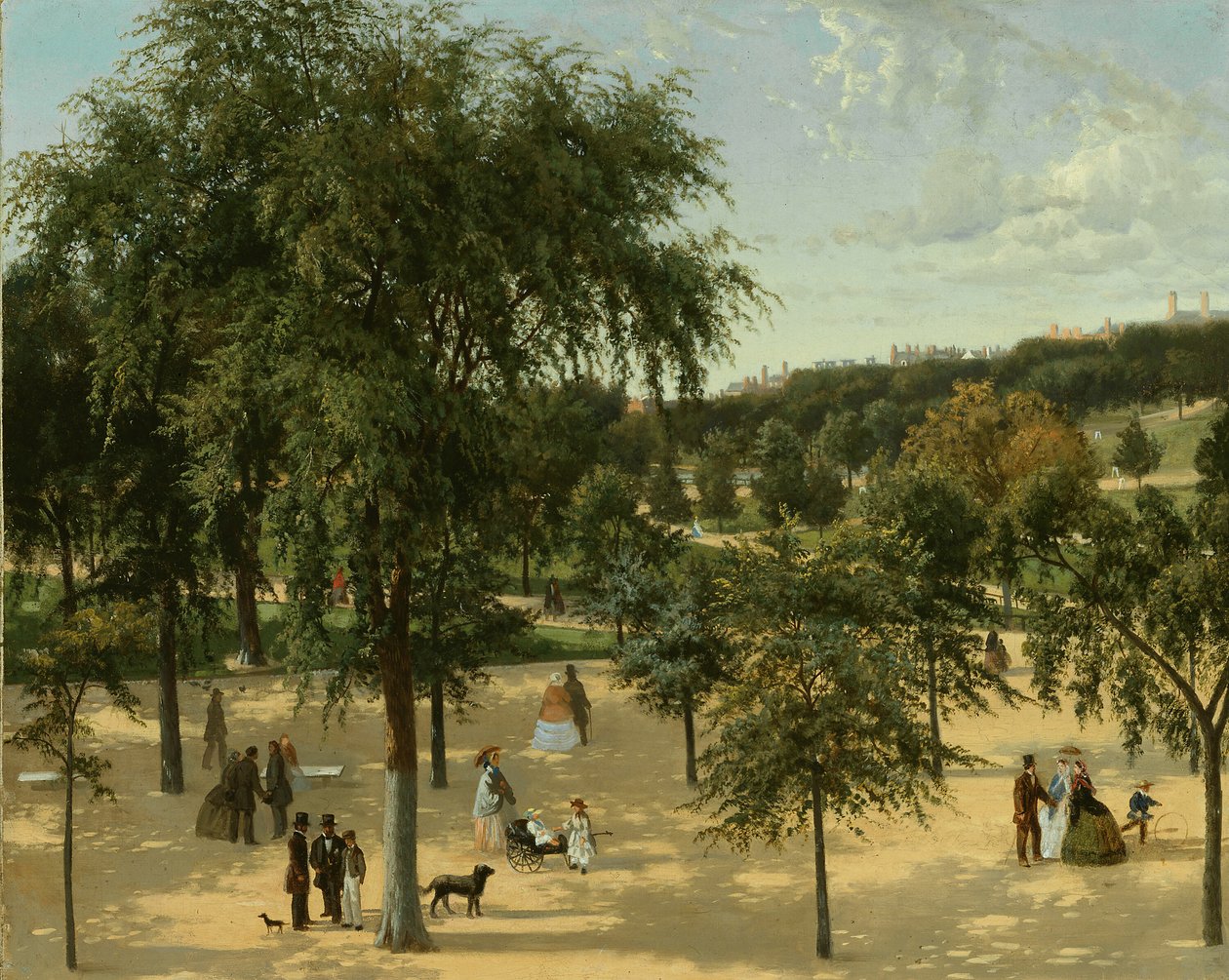 Boston Common, 1850-63 door Unbekannt