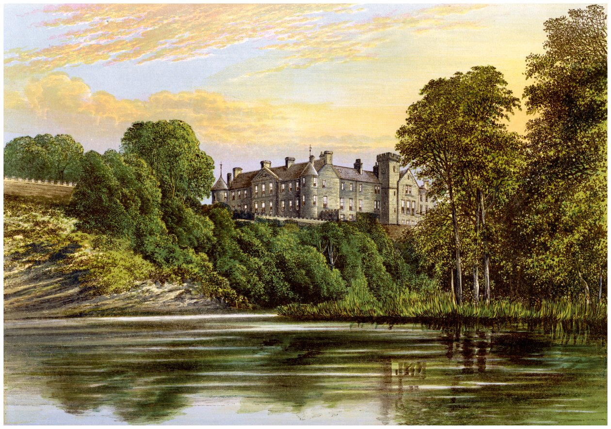 Brechin Castle, Brechin, Angus, Schotland, huis van de Graaf van Dalhousie, c1880 door Unbekannt