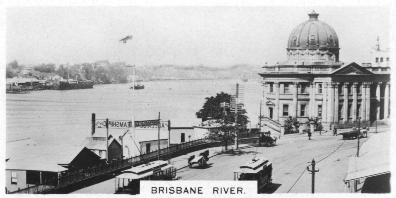 Brisbane River, Queensland, Australië, 1928 door Unbekannt