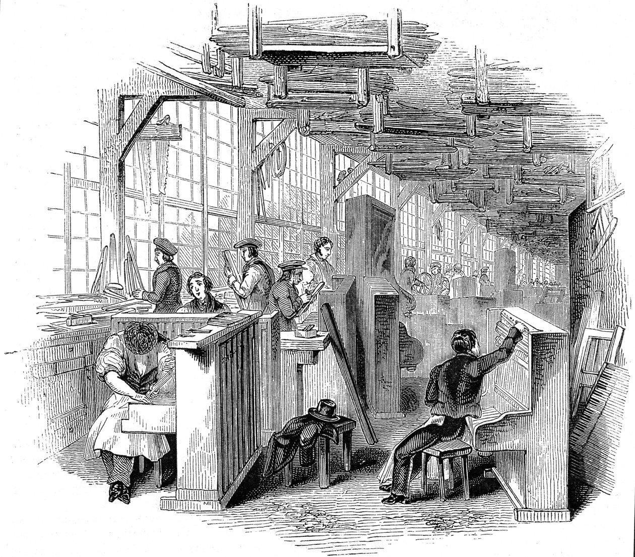 Broadwoods pianofabriek, Horseferry Road, Westminster, Londen door Unbekannt