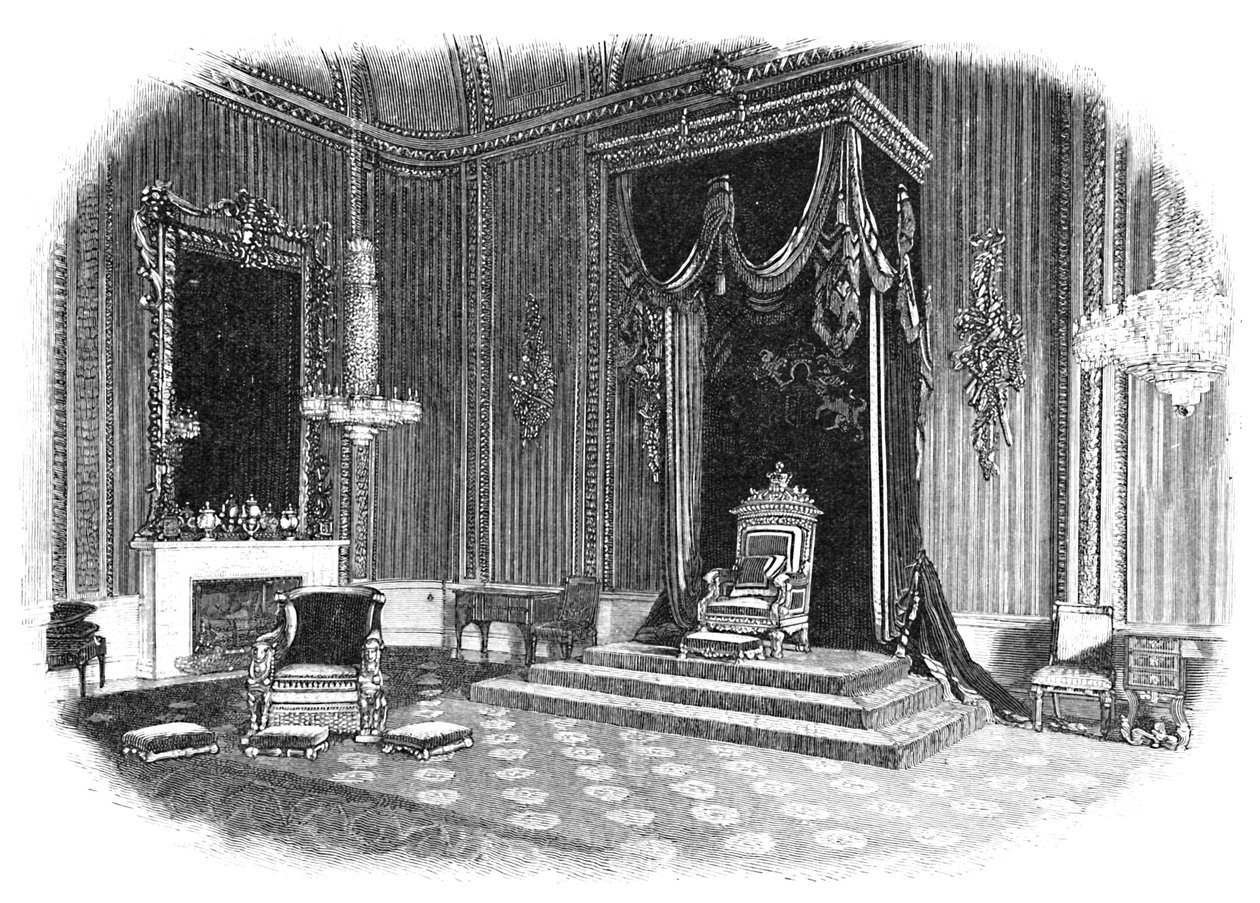 Buckingham Palace: De troonzaal door Unbekannt