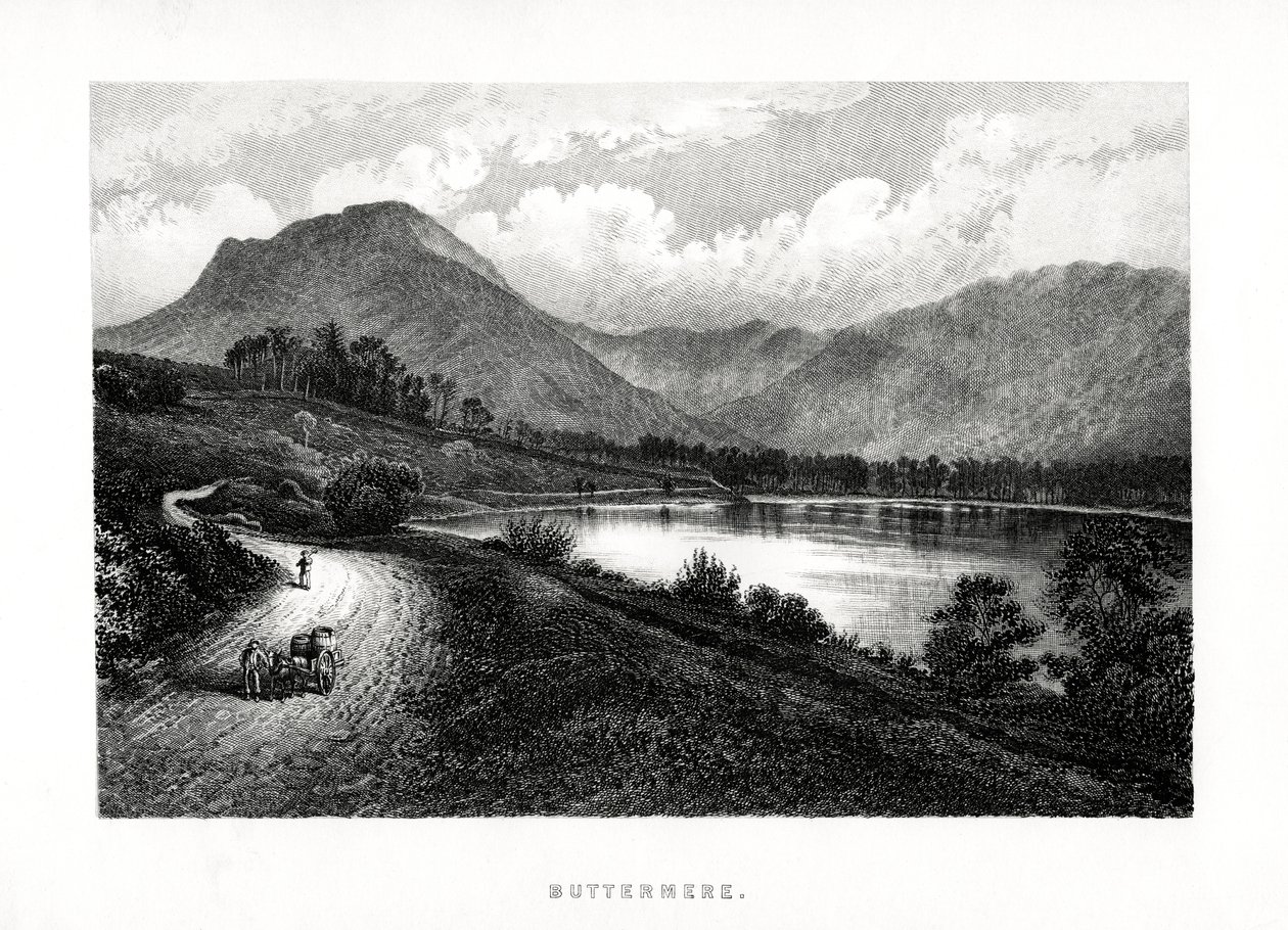 Buttermere, Lake District, Cumbria, 1896 door Unbekannt