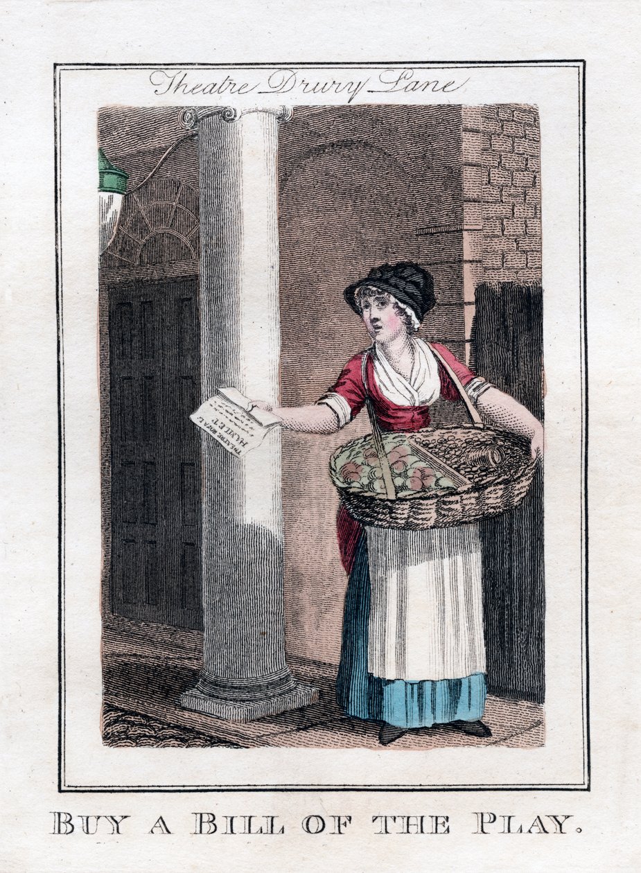 Koop een toneelbiljet, Drury Lane Theatre, Londen, 1805 door Unbekannt