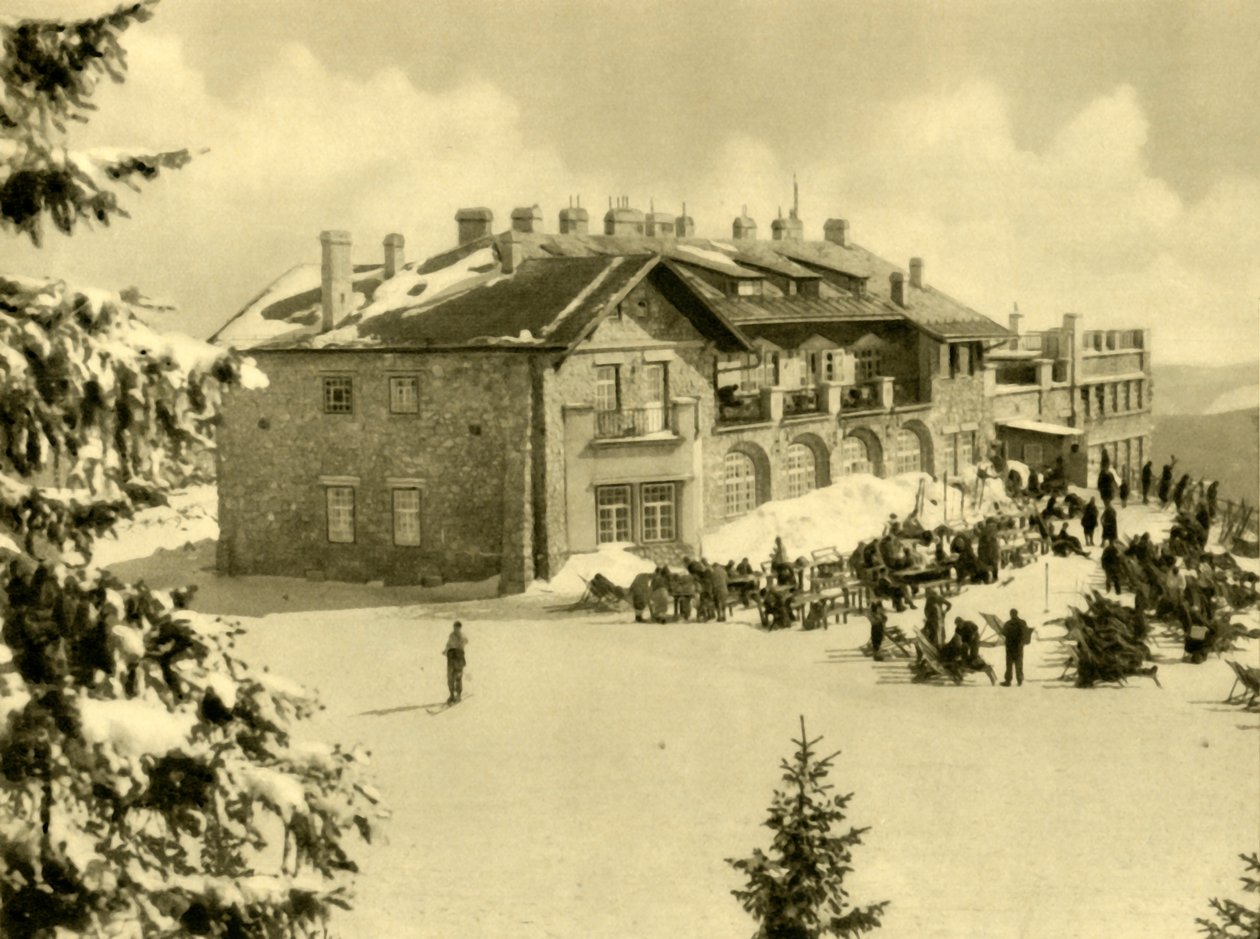 Kabelbaanstation, Rax-gebergte, Neder-Oostenrijk, ca. 1935 door Unbekannt