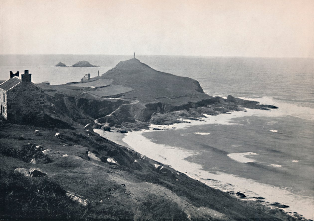 Kaap Cornwall - Een Eenzame Plek door Unbekannt