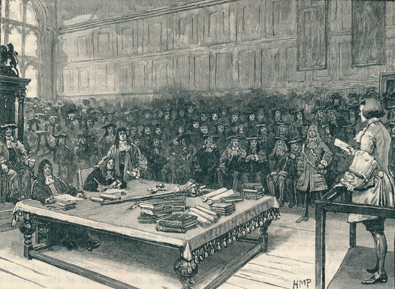 Kapitein Kidd voor de balie van het Lagerhuis, 1700 1905 door Unbekannt