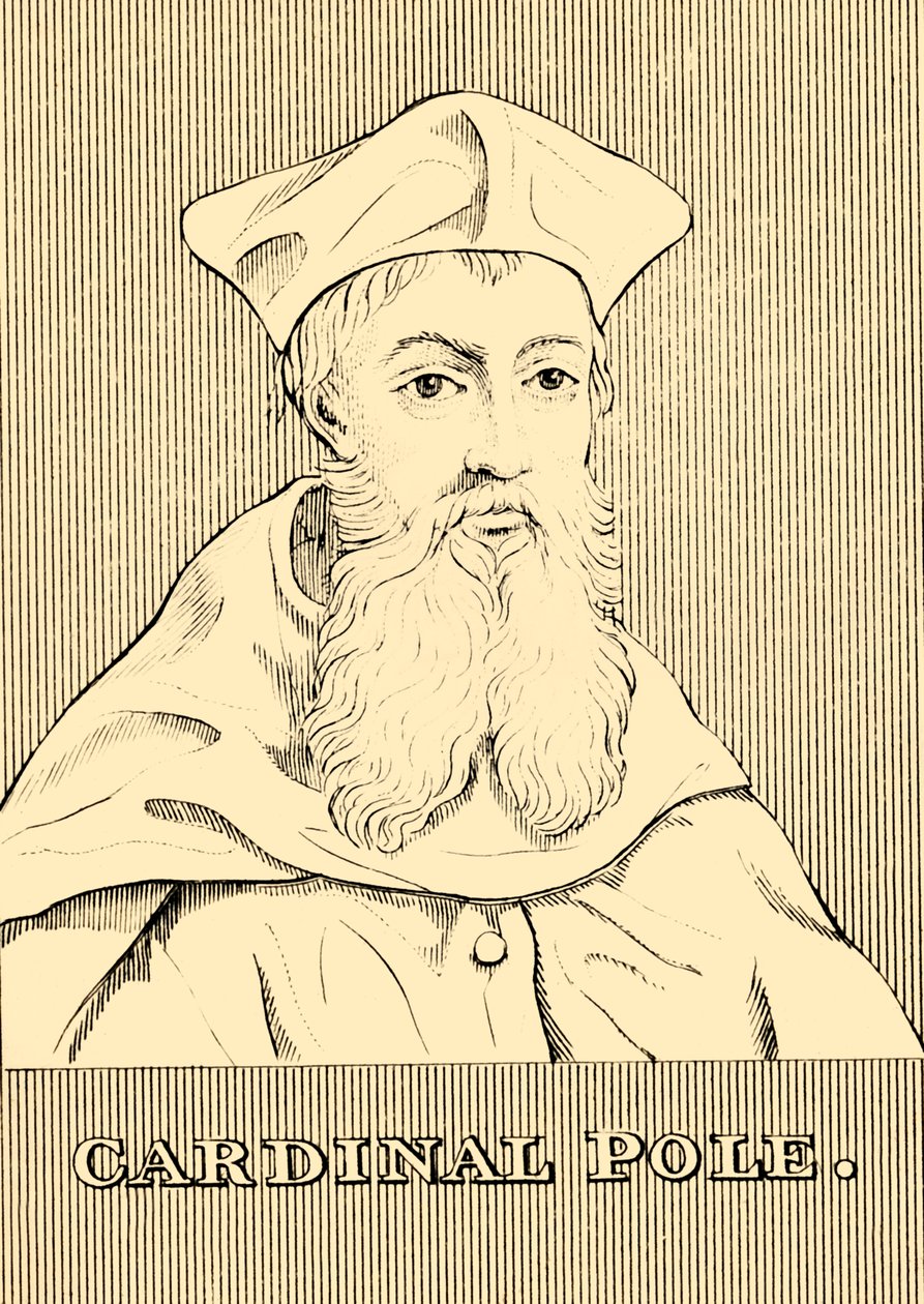 Kardinaal Pole, 1500-1558, 1830 door Unbekannt